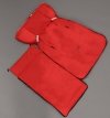Holzschlitten mit Rückenlehne Winterfußsack 90cm Schwarz