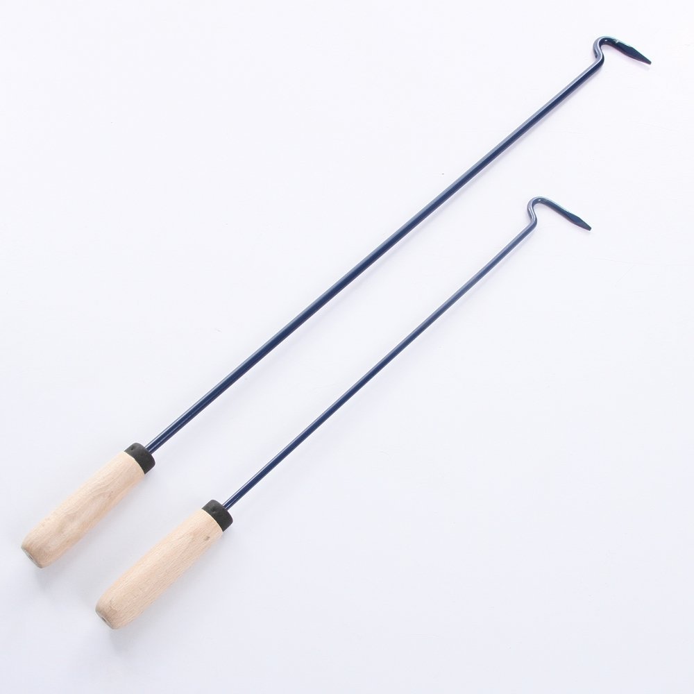 Toddmomy Kamin Schürhaken | 58cm Mit Holzgriff | Hitzebeständig Für Feuerstelle & Outdoor