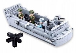 Klemmbausteine Spielbausteine Militär Schiff Bausatz -  Kriegsschiff Landungsboot Militärisches Panzerboot G158019 
