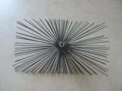 Schornsteinbesen Rechteckig Kaminbesen aus Stahl 18 x 20cm