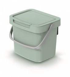 Mülleimer Müllbehälter Abfalleimer Biomülleimer Eimer Mülltonne Griff 3L - Grün