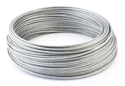 3m Stahlseil Drahtseil galvanisch verzinkt Seil Draht 2,5mm 6x7
