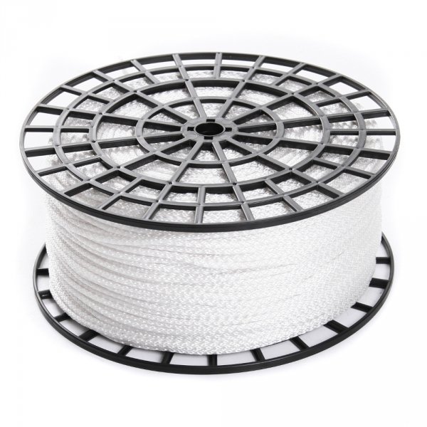 Schnur Band Flechtschnur Flechtkordel Kordel Polyester Basteln Seil - 15m 3mm Weiß