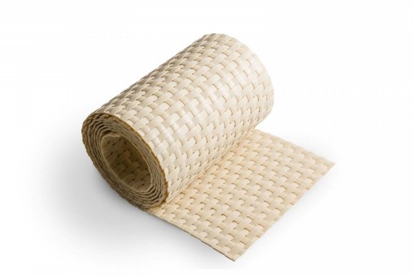 Sichtschutzstreifen Sichtschutz Rattan mit Clips 19x255cm - Beige