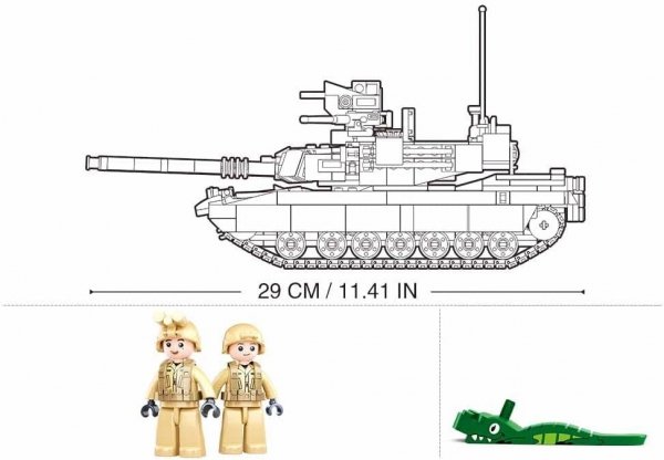 Klemmbausteine Spielbausteine Militär Army - Panzer M1A2 SEP V2 Abrams G170708 