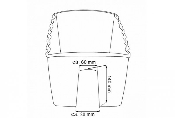 Blumenkasten Balkonkasten crown 400 lime