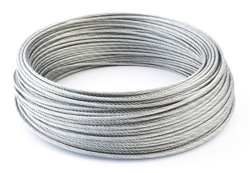 5m Stahlseil Drahtseil galvanisch verzinkt Seil Draht 3mm 6x7