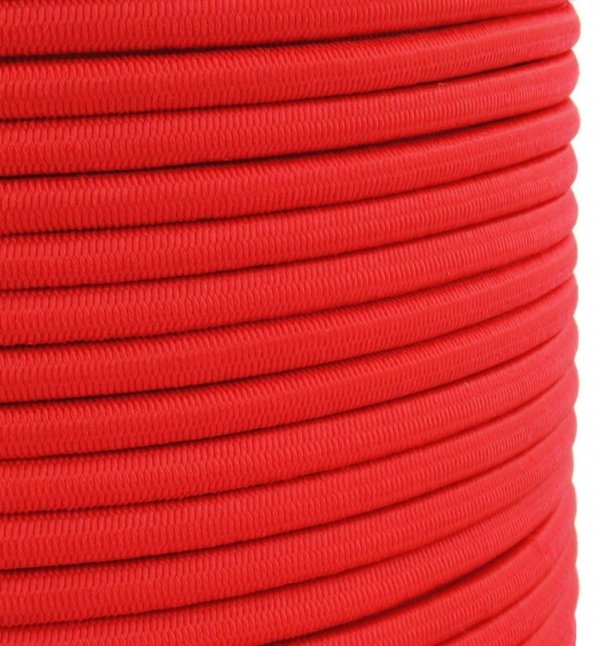 Expanderseil Gummiseil Gummileine Spanngummi Planenseil elastisch 6mm Rot - 100m