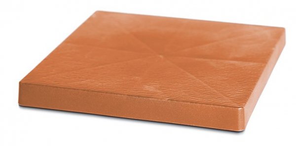 Blumenuntersetzer Rolluntersetzer - Quadrat 400 Terracotta