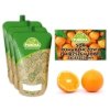 Sok pomarańczowy 100% Z MIĄŻSZEM zagęszczony 3x1kg na 15l