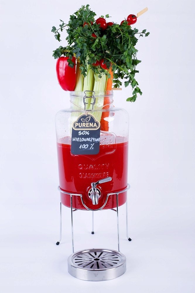 Sok wielowarzywny 100% zagęszczony 1kg na 4l