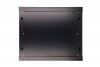 Extralink Szafka wisząca rack 9U 600x450 czarna szklane drzwi