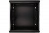 Extralink Szafka wisząca rack 12U 600x450 czarna szklane drzwi