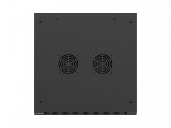 Lanberg Szafa instalacyjna rack wisząca 19 cali 9U 600x600 czarna drzwi     perforownae ( flat pack)