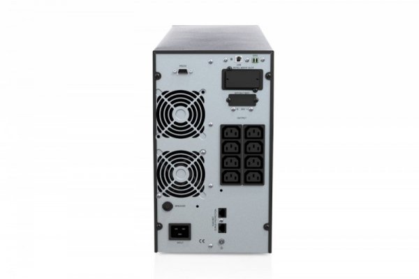 Digitus Zasilacz awaryjny UPS Online Tower 19" LCD 2000VA/2000W 4x12V/9Ah 8xC13 1xC14 USB RS232 RJ45 GŁ.460mm