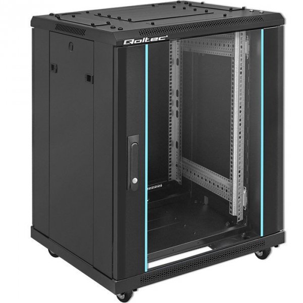 Qoltec Szafa RACK 19&quot; | 15U | 600 x 600 x 855 | stalowa obudowa