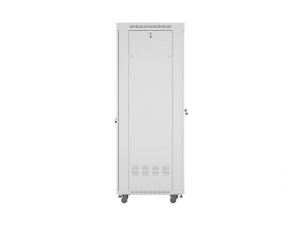 Lanberg Szafa instalacyjna rack stojąca 19 cali 42U 600x800 drzwi perforowane LCD szara (Flat pack)