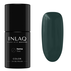 INLAQ Lakier Hybrydowy Dark Green 6ml