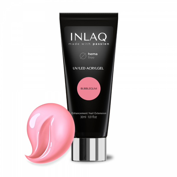 INLAQ Akrylożel do Paznokci Bubblegum Budujący Acrylgel 30ml