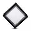 Oprawa Ścienna V-TAC 12W LED IP65 Czarny Kwadrat VT-827 3000K 1160lm