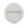 Oprawa Schodowa 2W LED V-TAC Biała Okrągła 230V IP65 VT-1142 4000K 80lm