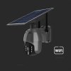 Kamera Zewnętrzna V-TAC WiFi HD SMART Solarna Obrotowa PTZ IR Czarna VT-11024