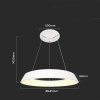Oprawa Zwieszana V-TAC 48W LED TRIAC Biała VT-7755 3000K 5000lm