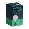 Lampka Biurkowa Nocna V-TAC 2W LED 30cm Ładowanie USB Ściemnianie Czarna VT-1056 3000K 100lm