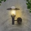 Oprawa Ogrodowa V-TAC E27 Kinkiet Czarny MAT IP44 VT-1158 3 Lata Gwarancji