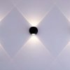 Oprawa Ścienna Góra Dół V-TAC 2W LED IP54 Czarna VT-2502 4000K 200lm