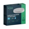 Panel Natynkowy V-TAC 18W LED SAMSUNG CHIP Okrągły 215x30mm VT-60018RD-S 6500K 1980lm 5 Lat Gwarancji