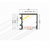  Profil aluminiowy LED VARIO30-03 2m.