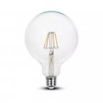 Żarówka LED 10W filament E27 kula glob G125 V-TAC VT-1979-N 6500K 1055lm