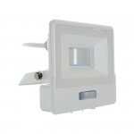 Naświetlacz LED V-TAC 10W SAMSUNG CHIP czujnik ruchu biały przewód 1M VT-118S 3000K 735lm 5 lat gwarancji