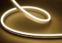 NEON LED 24V 10x18 SILICONE 1M BIAŁY CIEPŁY IP67 