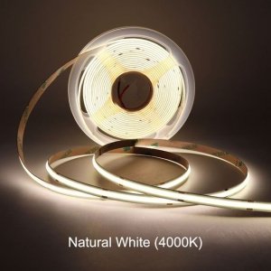 TAŚMA LED COB 12V LINIA ŚWIATŁA 480 NEUTRALNA 1M. 