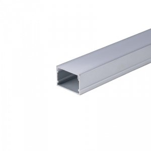 Profil do LED zestaw, ALU anodowany na dwie taśmy V-TAC 2mb klosz mleczny 30x20mm VT-8118 5 lat gwarancji