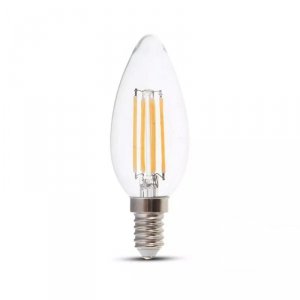 Żarówka LED V-TAC 6W Filament E14 Świeczka VT-2327 3000K 800lm