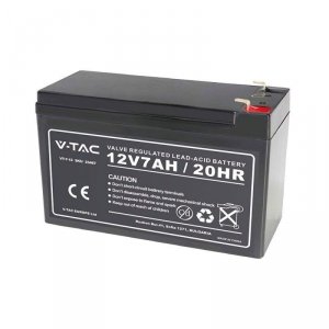 Akumulator Żelowy Bezobsługowy 7AH V-TAC T2 151x65x94(100)mm VT-7-12 5 Lat Gwarancji