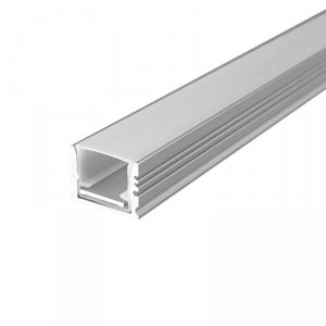 Profil do LED zestaw, ALU anodowany V-TAC 2mb klosz mleczny 17,7x13mm VT-71005 5 lat gwarancji