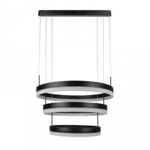 Oprawa Zwieszana LED V-TAC 82W Soft Light Chandelier Ściemnianie Czarny VT-82-3 3000K 6500lm 3 Lata Gwarancji
