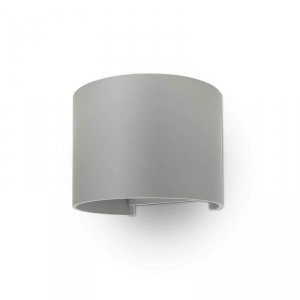 Oprawa Ścienna 6W V-TAC Góra Dół Regulowana Szary Okrągły IP65 Bridgelux VT-756 3000K 660lm