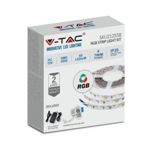 Zestaw LED V-TAC RGB Zasilacz Pilot Sterownik VT-5050 60 RGB 1000lm 2 Lata Gwarancji