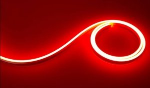 NEON LED 230V 8X16 PCV 1M CZERWONY IP67