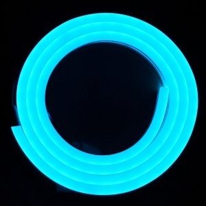 NEON LED 24V SILICONE 6X12 R5 ICE BLUE IP67 1M