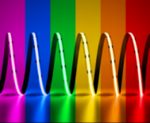 Taśma LED COB RGB Cyfrowy 24V 15W 576 LED/m 1m