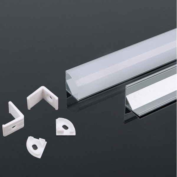 Profil LP-C narożny 2m kpl. klosz zaślepki uchwyty 