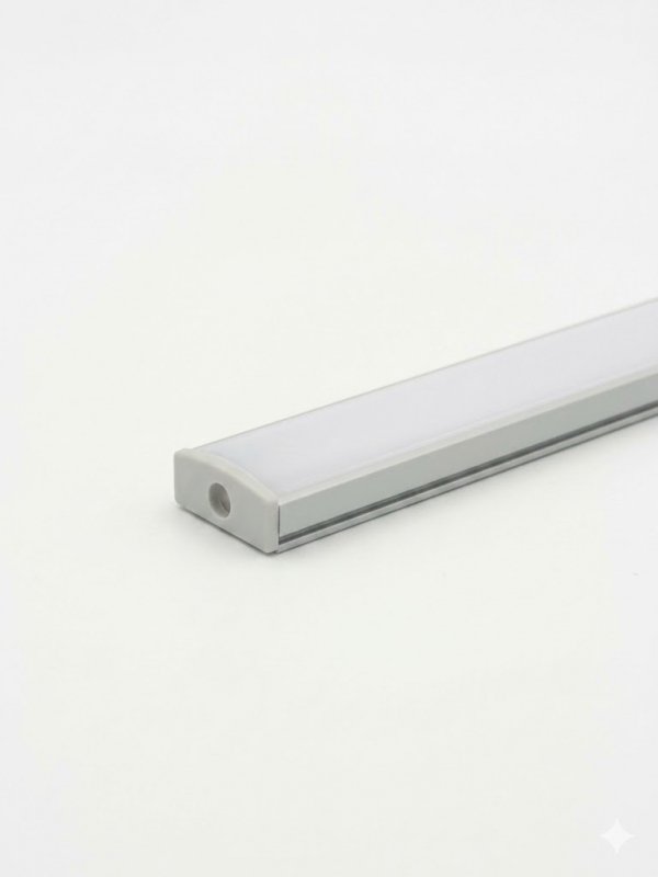 Profil LP-A  prosty 2m kpl. klosz zaślepki uchwyty 