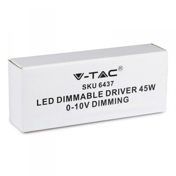 Zasilacz do Paneli LED 45W Ściemnialny 1-10V 25-40V 1050mA 230V V-TAC VT-6129