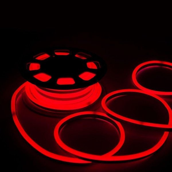 Neon Flex 24V 10mb 8W/m V-TAC VT-555R Kolor Czerwony 320lm